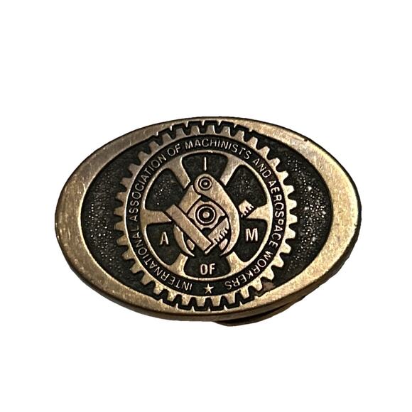 5 Mens Vintage Various Machinist Metal Western Belt Buckle - Picture 4 of 8